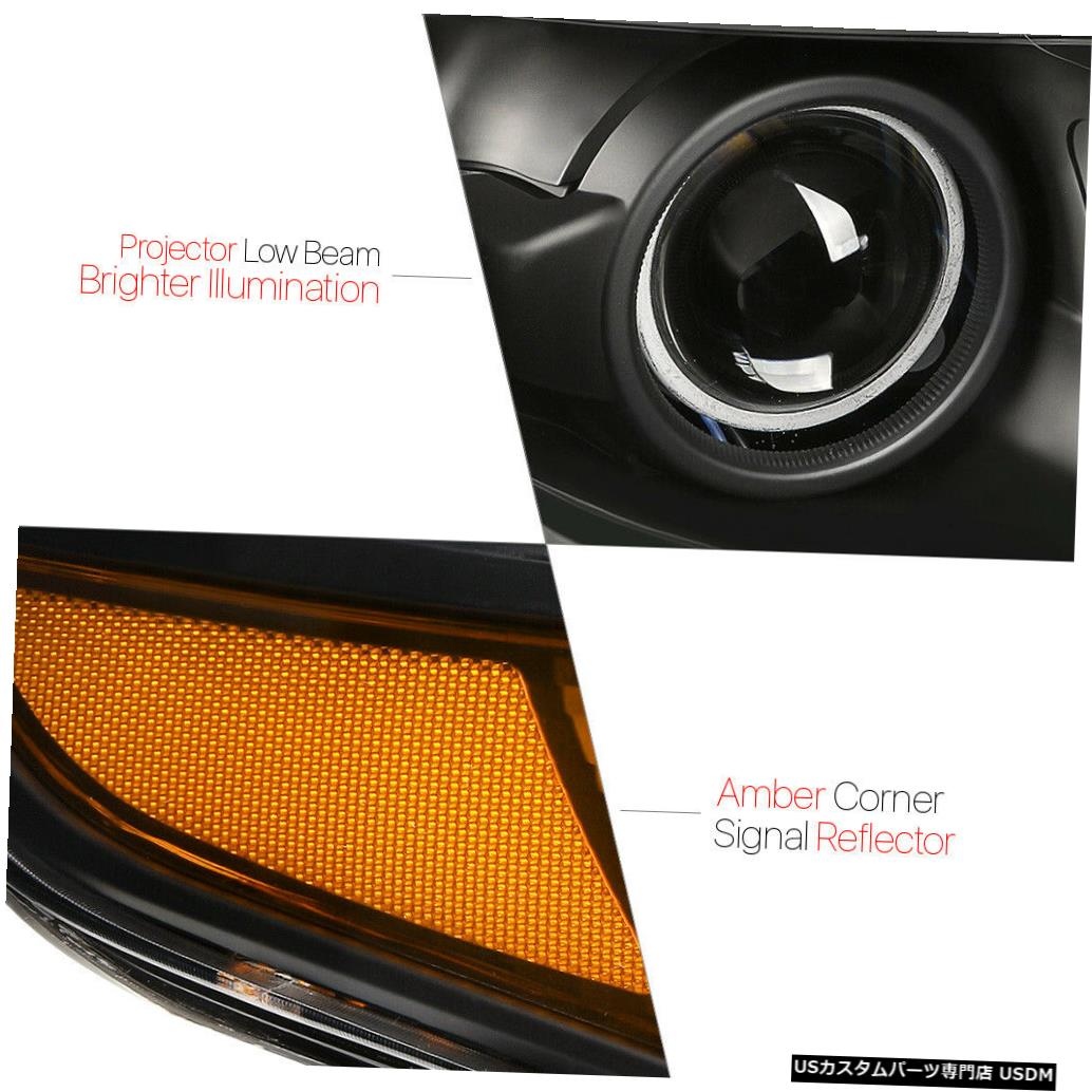 ヘッドライト 11-15 Ford Explorerの右側の助手席側ブラックプロジェクターヘッドライトアセンブリ Right Passenger  Side Black Projector Headlight Assembly for 11-15 Ford Explorer | カスタムパーツ 