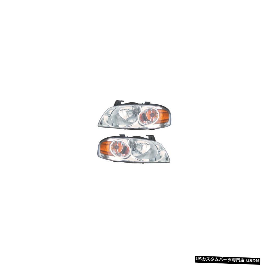 ヘッドライト  Fits 04-06 Nissan Sentra Base S Driver  Passenger Headlights Lamps Pair Set