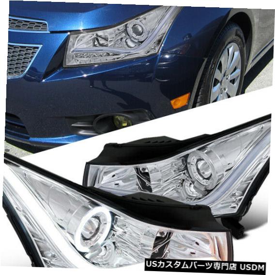 Turn Signal Lamp 11-14 Chevy Cruze Clear LED Halo Projector Headlights   Amb  er LED Signal Lamps用  For 11-14 Chevy Cruze Clear LED Halo Projector Headlights Amber LED Signal Lamps