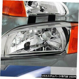 Headlight ホンダシビックEG 4DR /セダンクロームハウジングアンバーリフレクター1ピースヘッドライト FOR HONDA CIVIC EG 4DR/SEDAN CHROME HOUSING AMBER REFLECTOR 1-PIECE HEADLIIGHTS