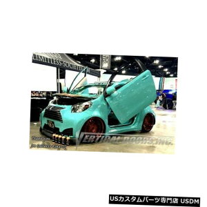 Vertical Doors Scion IQ 12-15�����{�X�^�C���̐����h�AVDI�{���g�q���W�L�b�g Scion IQ 12-15 Lambo Style Vertical Doors VDI Bolt On Hinge Kit