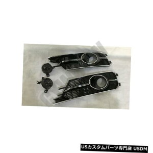 Front Bumper Cover RS6X^Ctgop[tHOvJo[+ ACCtBbgtBbg2016-18AEfBA6L C7P RS6 Style Front Bumper Fog Lamp Cover+ACC Refit Fit For 2016-18 Audi A6L C7P