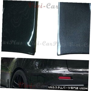 Front Bumper Cover tBbg08-13 Mitsubishi EVO 10 EVO XJ[{t@Co[Aop[2TChJo[Lbv Fit On 08-13 Mitsubishi EVO 10 EVO X Carbon Fiber Rear Bumper Two Side Cover Cap