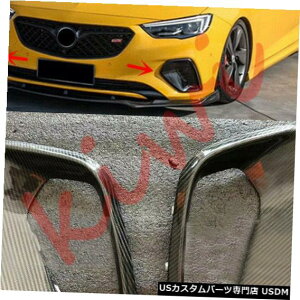 Front Bumper Cover 1�y�A�J�[�{���t�@�C�o�[�t�����g�o���p�[�t�H�O�����v�J�o�[�r���C�b�N���[�K��GS 2017-2019 1Pair Carbon Fiber Front Bumper Fog Light Covers For Buick Regal GS 2017-2019 �y���s�A���i�z