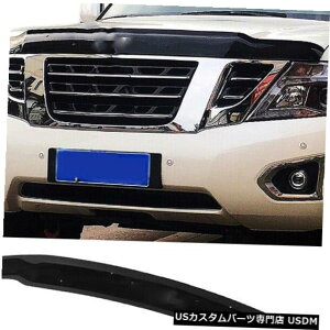 Front Bumper Cover �u���b�N�t�����g�o���p�[�K�[�h�J�o�[�g�����t�B�b�g���Y�p�g���[��2010-2018 FJ3 / 42 Black Front Bumper Guard Cover Trim Fit For Nissan Patrol 2010-2018 FJ3/42 �y���s�A���i�z