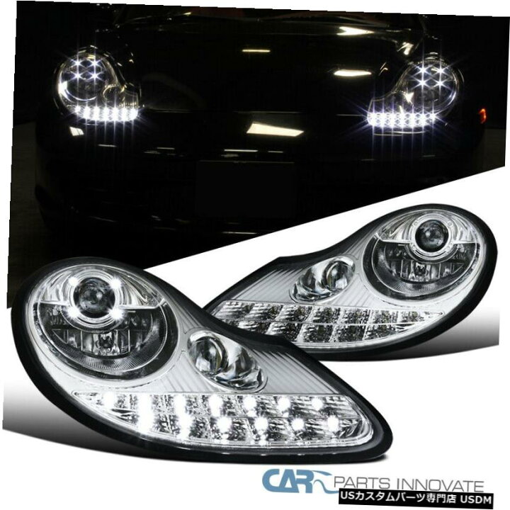 楽天市場】Headlight ポルシェ986ボクスター996 911クリアLED + 