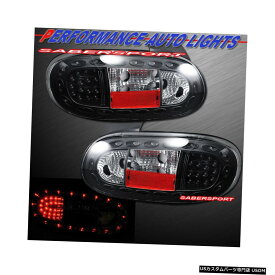 Tail light 1999-2005マツダMX-5ミアータ用ペアブラックLEDテールライトセット Set of Pair Black LED Taillights for 1999-2005 Mazda MX-5 Miata