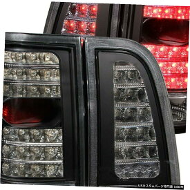 Tail light 2003-2006リンカーンナビゲーター用4個入りブラックLEDテールライトのセット Set of 4pcs Black LED Taillights for 2003-2006 Lincoln Navigator