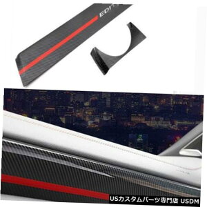 �R���\�[���J�o�[ �x���cA�N���XW177 2019�p2PCS�J�[�{���t�@�C�o�[�_�b�V���{�[�h�Z���^�[�R���\�[���J�o�[�g���� 2PCS Carbon Fiber Dashboard Center Console Cover Trim For Benz A Class W177 2019 �y���s�A���i�z