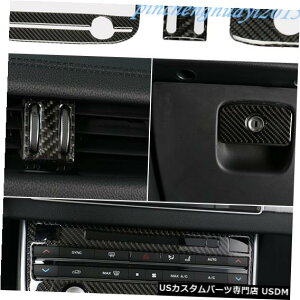 �R���\�[���J�o�[ 3PCS���A���J�[�{���t�@�C�o�[�Z���^�[�R���\�[�������J�o�[�g�����W���K�[XF 16-19 3PCS Real Carbon Fiber Center Console Decorative Cover Trim For Jaguar XF 16-19 �y���s�A���i�z