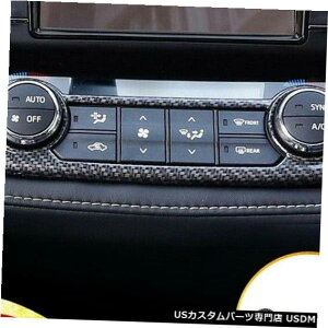 R\[Jo[ Yf@ۃCi[R\[AC{^plJo[gg^RAV4 2016-2018 Carbon Fiber Inner Console Ac Button Panel Cover Trim For Toyota RAV4 2016-2018