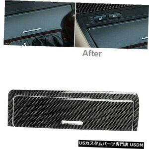 �R���\�[���J�o�[ BMW 3�V���[�YE46 1998-05��2�̒Y�f�@�ۃR���\�[�����[�{�b�N�X�p�l���J�o�[ 2Pcs Carbon Fiber Console Storage Box Panel Cover For BMW 3 Series E46 1998-05 �y���s�A���i�z