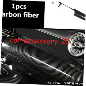 �R���\�[���J�o�[ �x���cA�N���XA220 W177 2019�̒Y�f�@�ۃ_�b�V���{�[�h�R���\�[���X�g���b�v�����J�o�[ Carbon fiber Dashboard Console Strip Decor Cover For Benz A-Class A220 W177 2019 �y���s�A���i�z