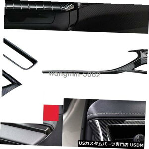 �R���\�[���J�o�[ 2019 Lexus UX 200250h�J�[�{���t�@�C�o�[�_�b�V���{�[�h�Z���^�[�R���\�[���J�o�[�g�����p3�� 3PCS For 2019 Lexus UX 200 250h Carbon Fiber Dashboard Center Console Cover Trim �y���s�A���i�z