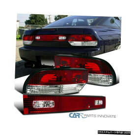 Tail light 日産89-94 240SX S13 3Drハッチバックレッドテールブレーキライト+センタートランクランプ用 For Nissan 89-94 240SX S13 3Dr Hatchback Red Tail Brake Lights+Center Trunk Lamp