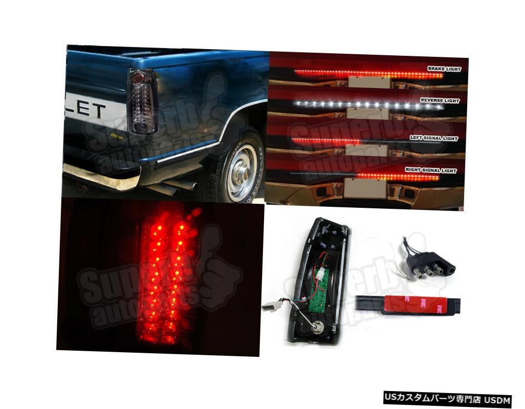 Tail light 1992?1999年のユーコン郊外の煙LEDテールライト  49インチLEDテールゲートライトバー  For 1992-1999 Yukon Suburban Smoke LED Tail Lights 49" LED Tailgate Lights Bar