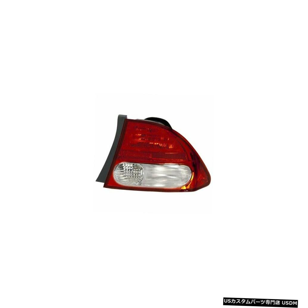 Tail light 09-11ホンダシビックセダン/ハイブリッドパッセンジャーライト用テールライトリアバックランプ Tail Light Rear Back Lamp for 09-11 Honda Civic Sedan/Hybrid Passenger Right ブレーキ・テールランプ