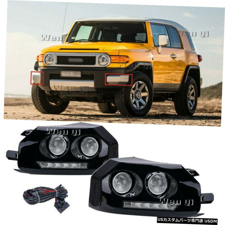 楽天市場】2007-2014のためのトヨタFJクルーザーブラックLED 