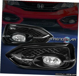 2014-2015 HONDA CIVIC COUPE BUMPER DRIVING CHROME FOGは、W /グロスブラックベゼルをLIGHTS 2014-2015 HONDA CIVIC COUPE BUMPER DRIVING CHROME FOG LIGHTS W/GLOSS BLACK BEZEL