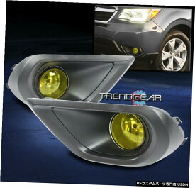 2014-2016 FORESTER SET FOR BUMPER DRIVING FOG LIGHTS LAMP YELLOW W /ベゼル+ HARNESS BUMPER DRIVING FOG LIGHTS LAMP YELLOW W/BEZEL+HARNESS FOR 2014-2016 FORESTER SET