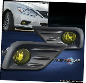 BUMPER DRIVING FOG LIGHTS LAMP YELLOW CLEAR LENS W / 16-18 ALTIMAのSEDAN用のスイッチ BUMPER DRIVING FOG LIGHTS LAMP YELLOW CLEAR LENS W/SWITCH FOR 16-18 ALTIMA SEDAN