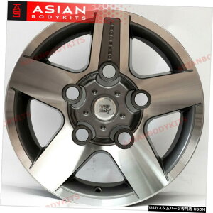 �G�A���p�[�c ANTHRACITE������LAND ROVER DEFENDER 110����90 SVX 16�C���`16x7�p�z�C�[������ wheels rims for LAND ROVER DEFENDER 90/110 SVX 16 inch 16x7 ANTHRACITE POLISHED �y���s�A���i�z