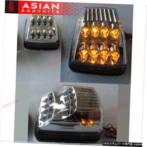 �G�A���p�[�c ���C�g�����v�C���W�P�[�^LED�����Z�f�XG�N���XW463 1990����2012�iCLEAR�j��]���� Turn Lights Lamps Indicators LED Mercedes G-Class W463 1990-2012 (CLEAR) turning