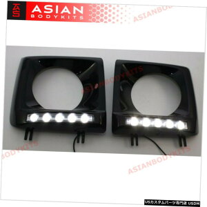 GAp[c ZfXW463 GNXihjpLED DRLƃwbhCgJo[ Headlight COVER with LED DRL for Mercedes W463 G Class (BLACK PAINTED)