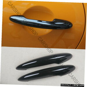 GAp[c MININ[p[F54F55 F56F57F602̂鍕̃hATChnhJo[Lbvp For MINI Cooper F54 F55 F56 F57 F60 2pcs Glossy Black Door Side Handle Cover Cap