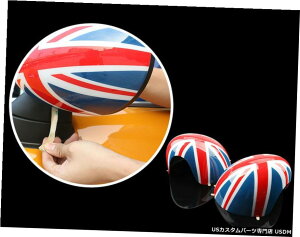 GAp[c MININ[p[R55 R56 R57 R58 R60bhu[WbNE}jATCh~[Jo[Lbvp For MINI Cooper R55 R56 R57 R58 R60 Red Blue Jack Manual Side Mirror Cover Cap
