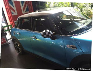 GAp[c MININ[p[S JCW F54 F55 F56 F57 F60`FbJ[TCh~[Jo[W / OCg̏ꍇ For MINI Cooper S JCW F54 F55 F56 F57 F60 Checkered Side Mirror Cover W/O Light
