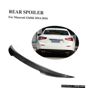 GAp[c .FOR}ZeBWuZ_14-16AgNX|C[u[gEBOJ[{t@Co[C .For Maserati Ghibli Sedan 14-16 Rear Trunk Spoiler Boot Wing Carbon Fiber Refit