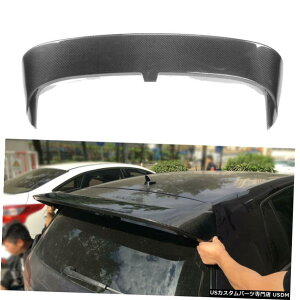 GAp[c tHNX[QStR MK7 GTInb`obN2014N2017N̂߂̃J[{t@Co[AX|C[ECO Carbon Fiber Rear Spoiler Wing for Volkswagen Golf R MK7 GTI Hatchback 2014-2017