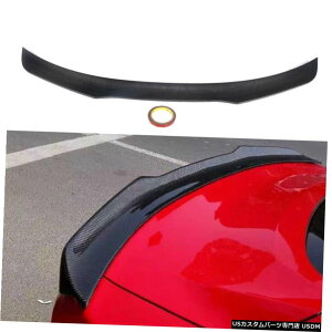 GAp[c 2015-2017tH[h}X^OGT 2Door̂߂ɃJ[{t@Co[AgNX|C[ECOtBbg Carbon Fiber Rear Trunk Spoiler Wing Fit For 2015-2017 Ford Mustang GT 2Door