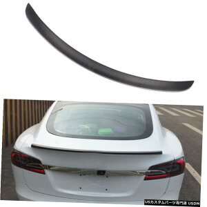 GAp[c J[{t@Co[}bgEAX|C[ECOu[ctBbĝ߂̃eXfSZ_2012N2019N Carbon Fiber Matt Rear Boot Spoiler Wing Fit For Tesla Model S Sedan 2012-2019