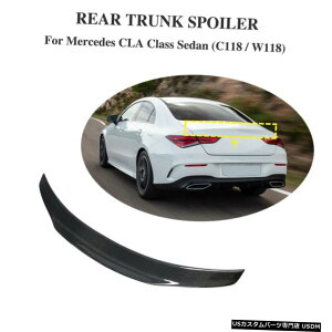 エアロパーツ リアスポイラートランクウィングカーボンファイバーのためにメルセデスベンツCLA200 CLA250セダン19-20 Rear Spoiler Trunk Wing Carbon Fiber For Mercedes Benz CLA200 CLA250 Sedan 19-20