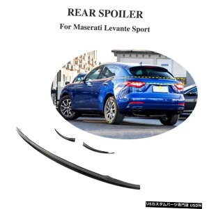 GAp[c tBbĝ߂̃}ZeBoe2016-2019AX|C[gNEBOJ[{t@Co[ Fit For Maserati Levante 2016-2019 Rear Middle Spoiler Trunk Wing Carbon Fiber