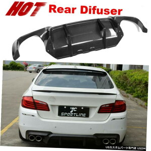 GAp[c Aop[fBt[U[bvtBbĝBMW F10 528i 530i MSport 2011N2016NJ[{t@Co[ Rear Bumper Lip Diffuser Fit For BMW F10 528i 530i MSport 2011-2016 Carbon Fiber