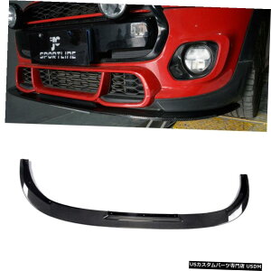 GAp[c ͂߂~jJCW`W14-18tgop[bvX|C[Xvb^J[{t@Co[ Fits Mini JCW Challenge 14-18 Front Bumper Lip Spoiler Splitters Carbon Fiber