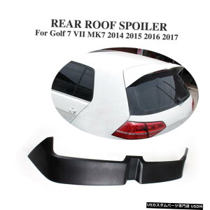 GAp[c tHNX[QStVII 7 MK7hpFRPA[tX|C[bvEBOtBbg14-17 FRP Rear Roof Spoiler Lip Wing Fit for Volkswagen Golf VII 7 MK7 Unpainted 14-17
