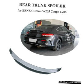 エアロパーツ カーボンファイバーHighkickトランクスポイラーウイングについてはベンツC205 C43 C63 AMGクーペ15-18 Carbon Fiber Highkick Trunk Spoiler Wing For Benz C205 C43 C63 AMG Coupe 15-18