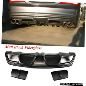 GAp[c ZfXxcC117 CLA250 CLA45߂̃OXt@Co[Aop[fBt[U[bv13-17 Fiberglass Rear Bumper Diffuser Lip for Mercedes Benz C117 CLA250 CLA45 13-17