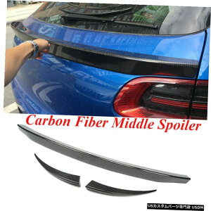 GAp[c tBbĝ߂̃|VFE}J4Door 2014N2016NAgNX|C[e[EBOJ[{t@Co[ Fit For Porsche Macan 4Door 2014-2016 Rear Trunk Spoiler Tail Wing Carbon Fibe