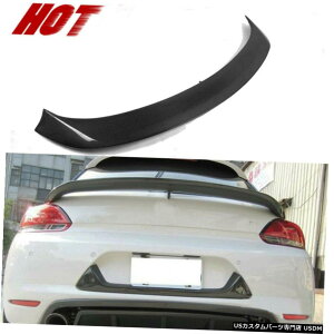 GAp[c tBbĝ߂̃tHNX[QVWVbRAX|C[gNECObvJ[{t@Co[ Fit For Volkswagen VW Scirocco Rear Middle Spoiler Trunk Wing Lip Carbon Fiber