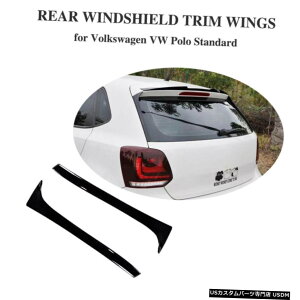 GAp[c 2PCSAEBhEX|C[TChEBOgJo[tBbĝ߂̃tHNX[QPOLO 2011N2018N 2PCS Rear Window Spoiler Side Wing Trim Cover Fit For Volkswagen POLO 2011-201