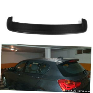 GAp[c BMW F20nb`obN2012N2014N̂߂̃J[{t@Co[A[tX|C[gNECObv Carbon Fiber Rear Roof Spoiler Trunk Wing Lip for BMW F20 Hatchback 2012-2014