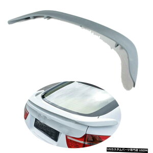 �G�A���p�[�c BMW X6 E71 8��14�����h���̂��߂�PU���A�g�����N�X�|�C���[�u�[�g�E�C���O�H��t�B�b�g PU Rear Trunk Spoiler Boot Wing Factory Fit for BMW X6 E71 08-14 Unpainted
