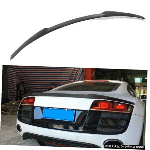GAp[c AEfBR8 V8 V10 3PCSAEBOu[cbvgNX|C[08-15J[{t@Co[̂߂̓K Fit for Audi R8 V8 V10 3PCS Rear Boot Wing Lip Trunk Spoiler 08-15 Carbon Fiber