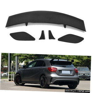 GAp[c ZfXW176 AClassA250 A45 AMĜ߂̃}bgubNAgNX|C[ECO13-17 Matt Black Rear Trunk Spoiler Wing for Mercedes W176 AClass A250 A45 AMG 13-17