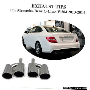 GAp[c ͂߂xcW204 C63 AMGXeXAGL][XgpCve[}t[2014N2015N Fits Benz W204 C63 AMG Stainless Steel Rear Exhaust Pipe Tail Muffler 2014-2015